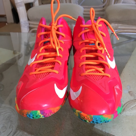 Nike Other - FRUITY PEBBLE LEBRON JAMES YOUTH SIZE 7